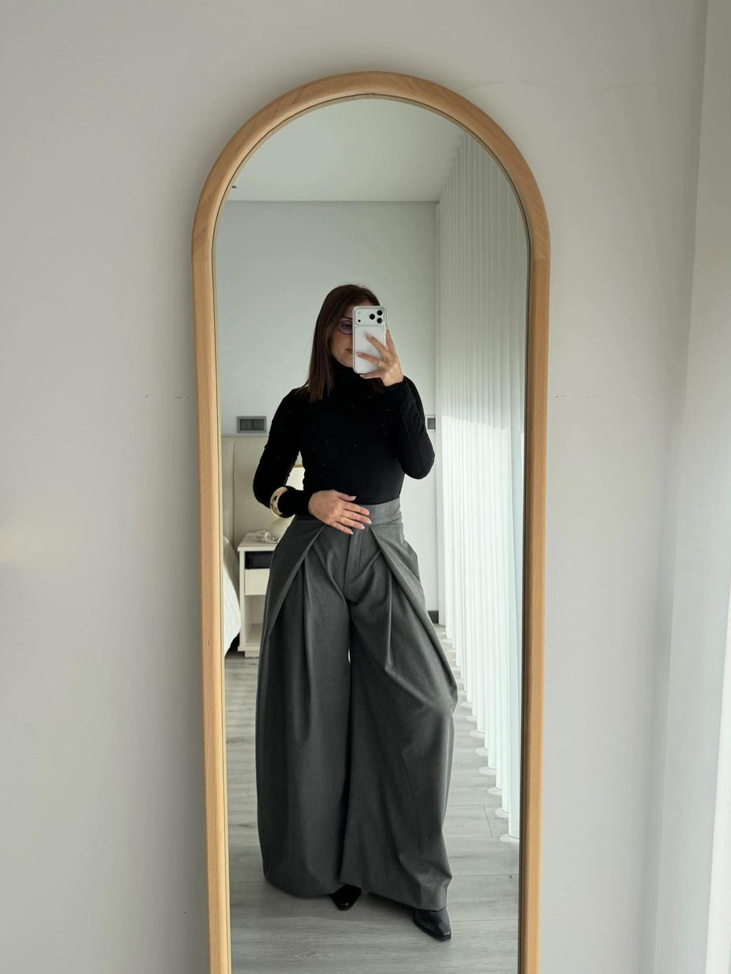 Pantalon classique Gris