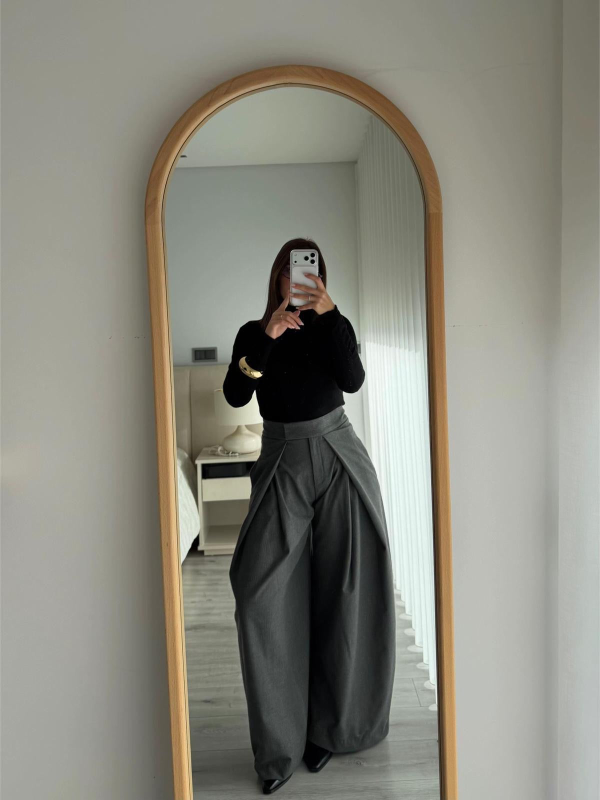 Pantalon classique Gris