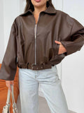 Veste Oversize Marron